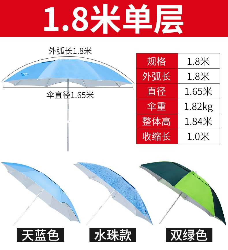 1.8米户外钓鱼男男车车好快的车车啊哈哈视频伞