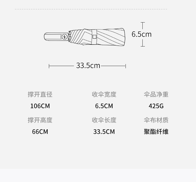 雨伞平面图